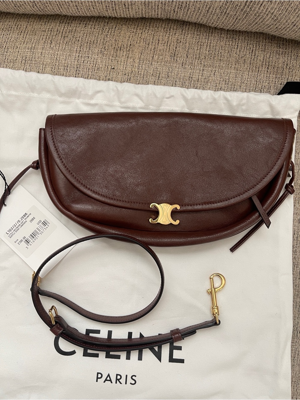 Celine little halfmoon bag - Picture 4 of 11